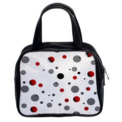 Decorative Dots Pattern Classic Handbags (2 Sides) by ValentinaDesign