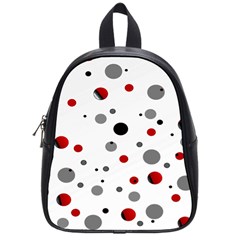 Decorative Dots Pattern School Bags (small)  by ValentinaDesign