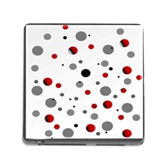 Decorative Dots Pattern Memory Card Reader (square) by ValentinaDesign