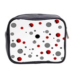 Decorative dots pattern Mini Toiletries Bag 2-Side Back