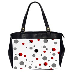 Decorative Dots Pattern Office Handbags (2 Sides)  by ValentinaDesign