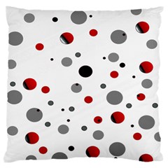 Decorative Dots Pattern Large Cushion Case (one Side) by ValentinaDesign