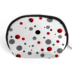 Decorative Dots Pattern Accessory Pouches (medium)  by ValentinaDesign