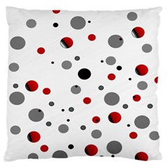 Decorative Dots Pattern Standard Flano Cushion Case (two Sides) by ValentinaDesign