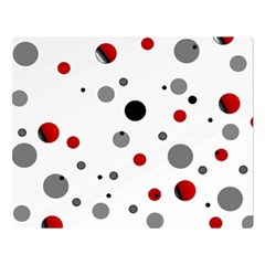 Decorative Dots Pattern Double Sided Flano Blanket (large)  by ValentinaDesign