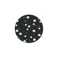 Decorative Dots Pattern Golf Ball Marker (4 Pack) by ValentinaDesign