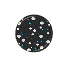 Decorative Dots Pattern Hat Clip Ball Marker (4 Pack) by ValentinaDesign