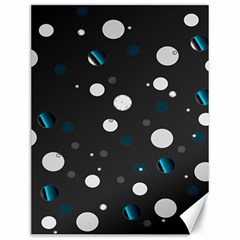 Decorative Dots Pattern Canvas 12  X 16   by ValentinaDesign