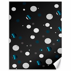 Decorative Dots Pattern Canvas 18  X 24   by ValentinaDesign