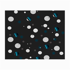 Decorative Dots Pattern Small Glasses Cloth (2-side) by ValentinaDesign