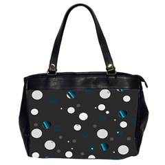 Decorative Dots Pattern Office Handbags (2 Sides)  by ValentinaDesign