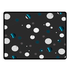 Decorative Dots Pattern Fleece Blanket (small) by ValentinaDesign