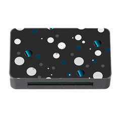 Decorative Dots Pattern Memory Card Reader With Cf by ValentinaDesign