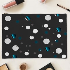 Decorative Dots Pattern Cosmetic Bag (xxl)  by ValentinaDesign