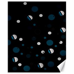 Decorative Dots Pattern Canvas 16  X 20   by ValentinaDesign