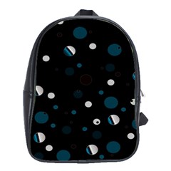 Decorative Dots Pattern School Bags(large)  by ValentinaDesign