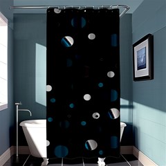 Decorative Dots Pattern Shower Curtain 36  X 72  (stall)  by ValentinaDesign