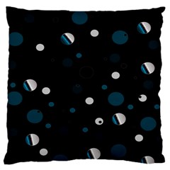 Decorative Dots Pattern Large Cushion Case (one Side) by ValentinaDesign