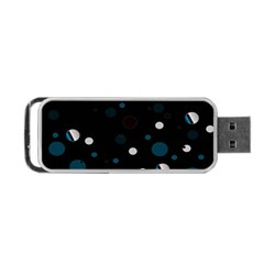 Decorative Dots Pattern Portable Usb Flash (two Sides) by ValentinaDesign