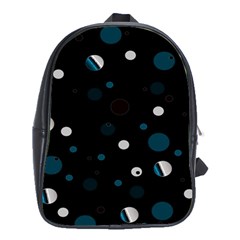 Decorative Dots Pattern School Bags (xl)  by ValentinaDesign