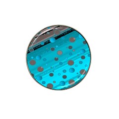 Decorative Dots Pattern Hat Clip Ball Marker (4 Pack) by ValentinaDesign