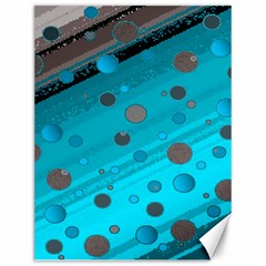 Decorative Dots Pattern Canvas 12  X 16  