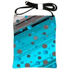 Decorative Dots Pattern Shoulder Sling Bags by ValentinaDesign