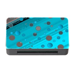 Decorative Dots Pattern Memory Card Reader With Cf by ValentinaDesign