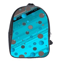 Decorative Dots Pattern School Bags (xl)  by ValentinaDesign