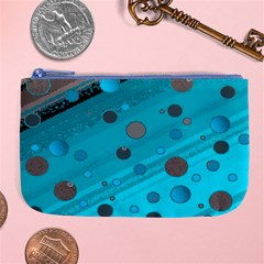 Decorative Dots Pattern Large Coin Purse by ValentinaDesign