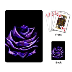 Rose Flower Design Nature Blossom Playing Card by Nexatart