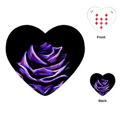 Rose Flower Design Nature Blossom Playing Cards (heart)  by Nexatart