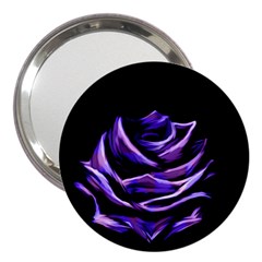 Rose Flower Design Nature Blossom 3  Handbag Mirrors by Nexatart