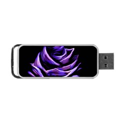 Rose Flower Design Nature Blossom Portable Usb Flash (two Sides) by Nexatart