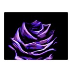 Rose Flower Design Nature Blossom Double Sided Flano Blanket (Mini)  35 x27  Blanket Back