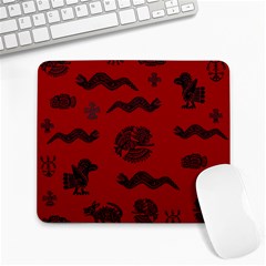 Aztecs Pattern Large Mousepads by ValentinaDesign