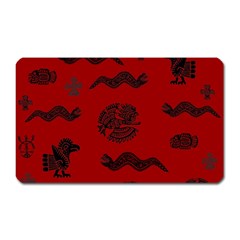 Aztecs Pattern Magnet (rectangular) by ValentinaDesign