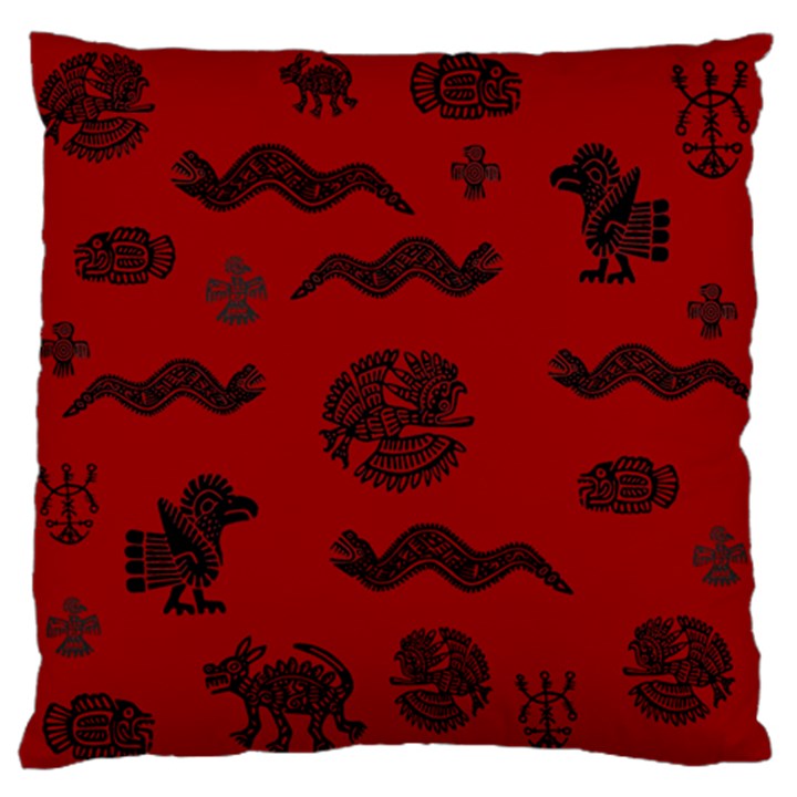 Aztecs pattern Standard Flano Cushion Case (Two Sides)