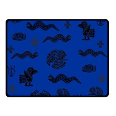 Aztecs Pattern Double Sided Fleece Blanket (small)  by ValentinaDesign