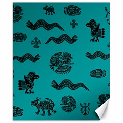 Aztecs Pattern Canvas 16  X 20   by ValentinaDesign