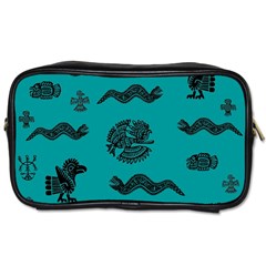 Aztecs Pattern Toiletries Bags by ValentinaDesign