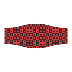 Abstract Background Red Black Stretchable Headband