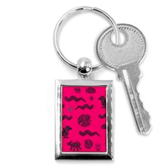 Aztecs Pattern Key Chains (rectangle)  by ValentinaDesign