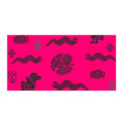 Aztecs Pattern Satin Wrap by ValentinaDesign