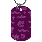 Aztecs pattern Dog Tag (Two Sides) Back