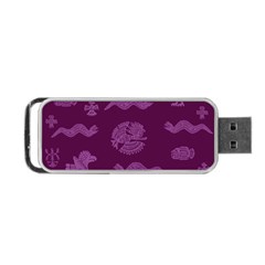 Aztecs Pattern Portable Usb Flash (one Side) by ValentinaDesign