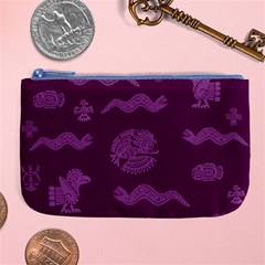 Aztecs Pattern Large Coin Purse by ValentinaDesign