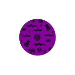 Aztecs Pattern Golf Ball Marker (4 Pack) by ValentinaDesign