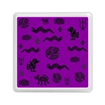 Aztecs pattern Memory Card Reader (Square)  Front