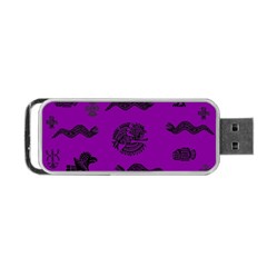 Aztecs Pattern Portable Usb Flash (one Side) by ValentinaDesign